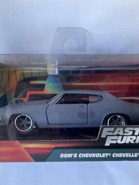 Jada Toys Fast & Furious: Dom's Chevy Chevelle SS (Primer Gray) 1/32 Scale